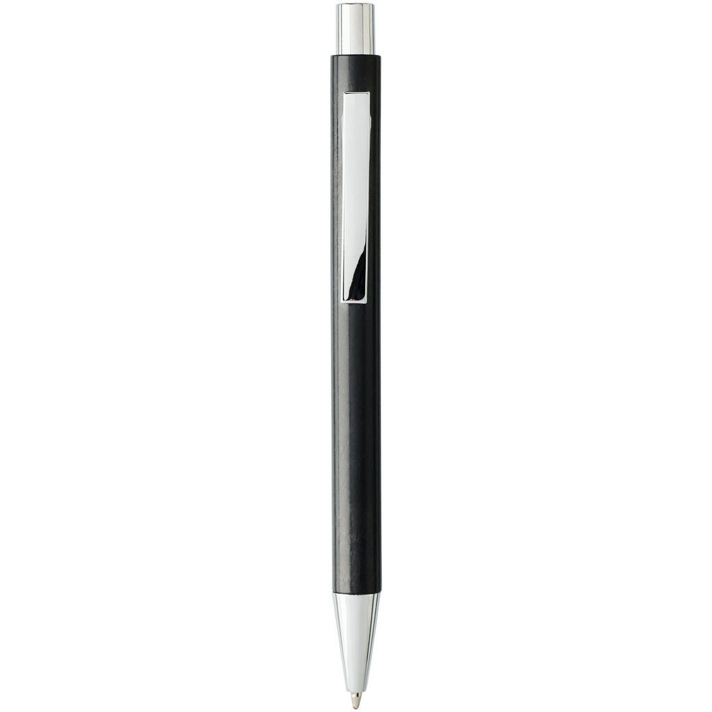 Ручка кулькова Tual , колір суцільний чорний