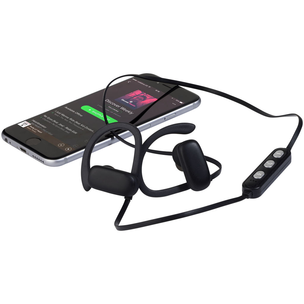 Наушники  Bluetooth Brilliant, цвет сплошной черный - 12410300- Фото №6 Наушники  Bluetooth Brilliant, цвет сплошной черный - 12410300- Фото №6