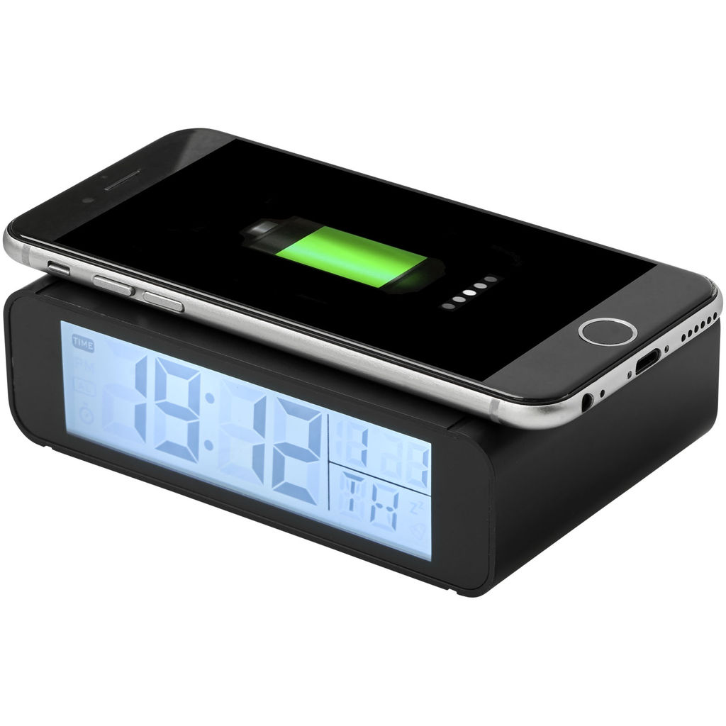 Годинники з зарядкою Seconds, колір суцільний чорний - 13510500- Фото №5