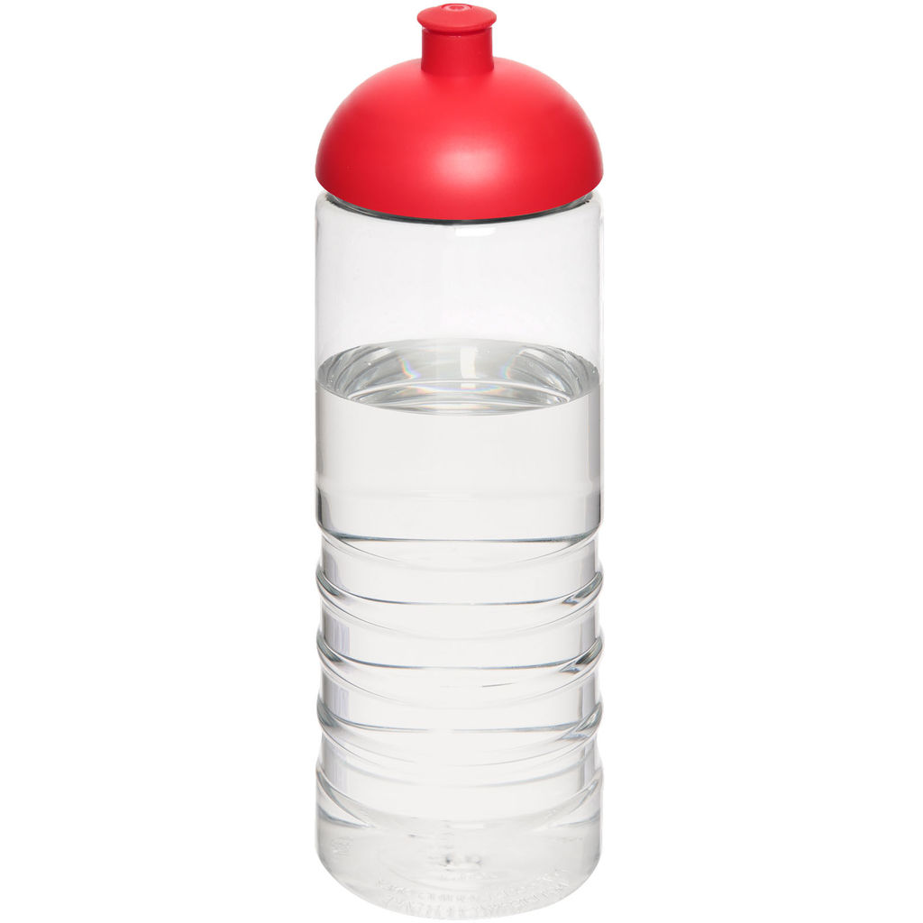 Бутылка спортивная H2O Treble , цвет прозрачный, красный