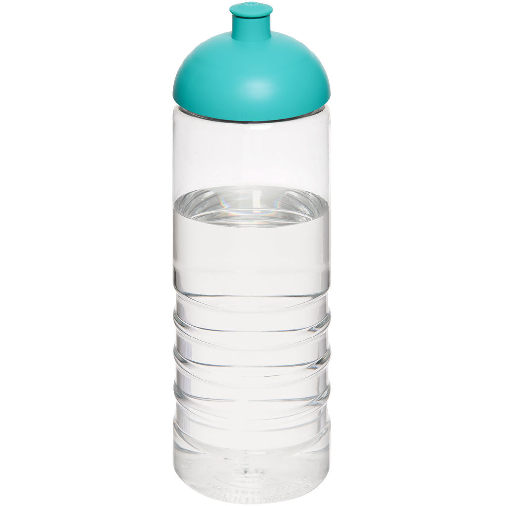 Пляшка спортивна H2O Treble , колір прозорий, колір морської хвилі