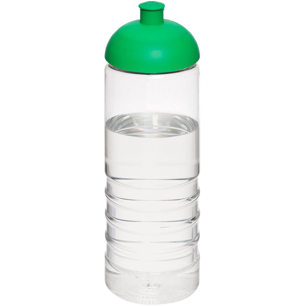 Пляшка спортивна H2O Treble , колір прозорий, зелений