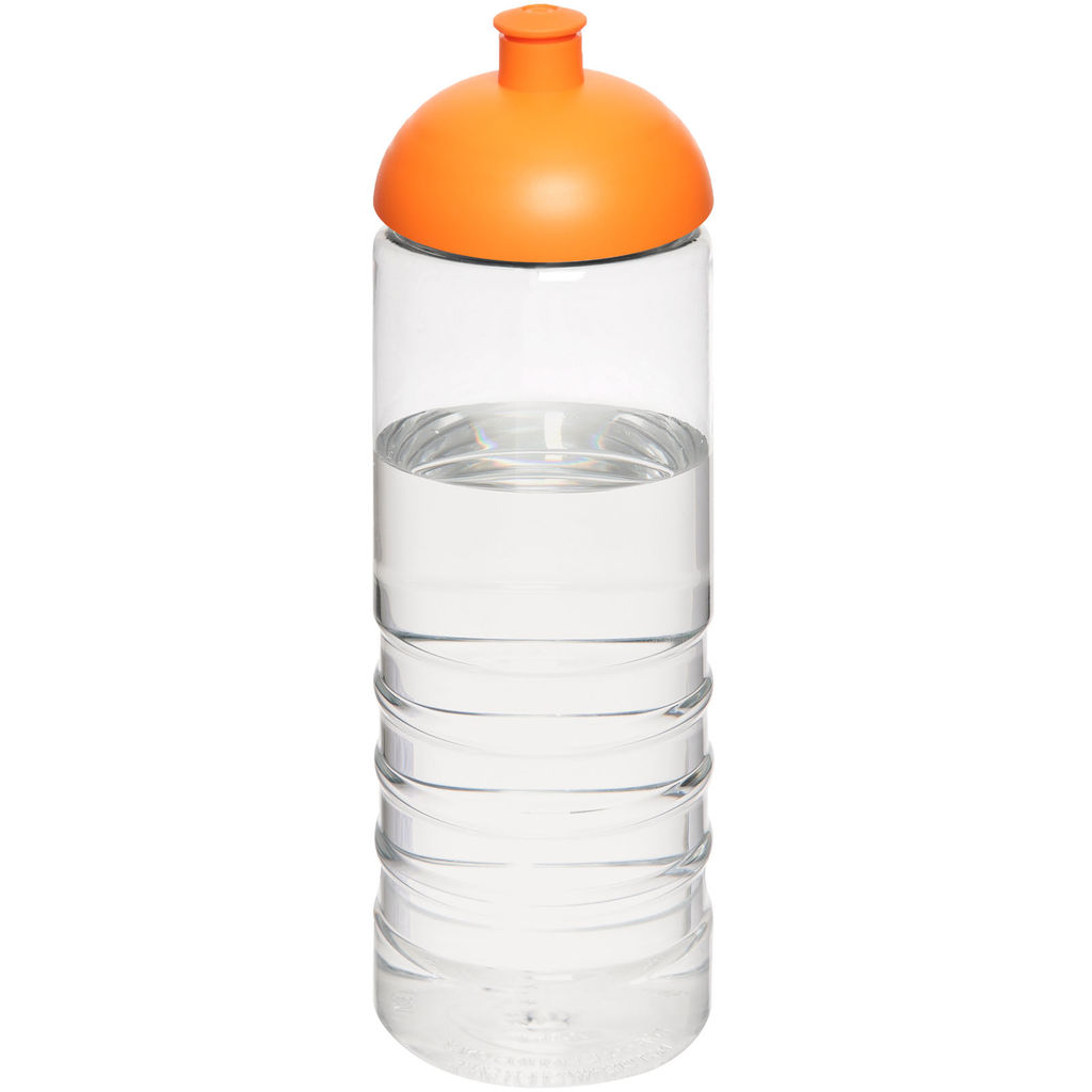 Бутылка спортивная H2O Treble , цвет прозрачный, оранжевый