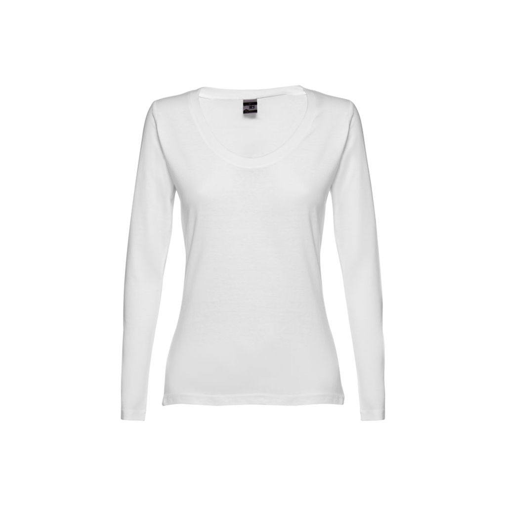 THC BUCHAREST WOMEN WH. Жіноча футболка з довгими рукавами, колір білий розмір L - 30125-106-L- Фото №2 THC BUCHAREST WOMEN WH. Жіноча футболка з довгими рукавами, колір білий розмір L - 30125-106-L- Фото №2