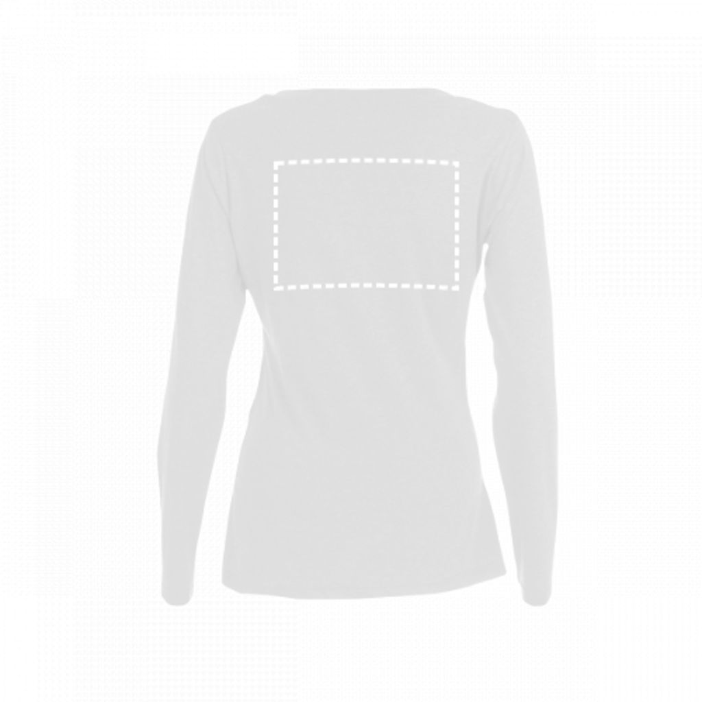 THC BUCHAREST WOMEN WH. Жіноча футболка з довгими рукавами, колір білий розмір L - 30125-106-L- Фото №7 THC BUCHAREST WOMEN WH. Жіноча футболка з довгими рукавами, колір білий розмір L - 30125-106-L- Фото №7