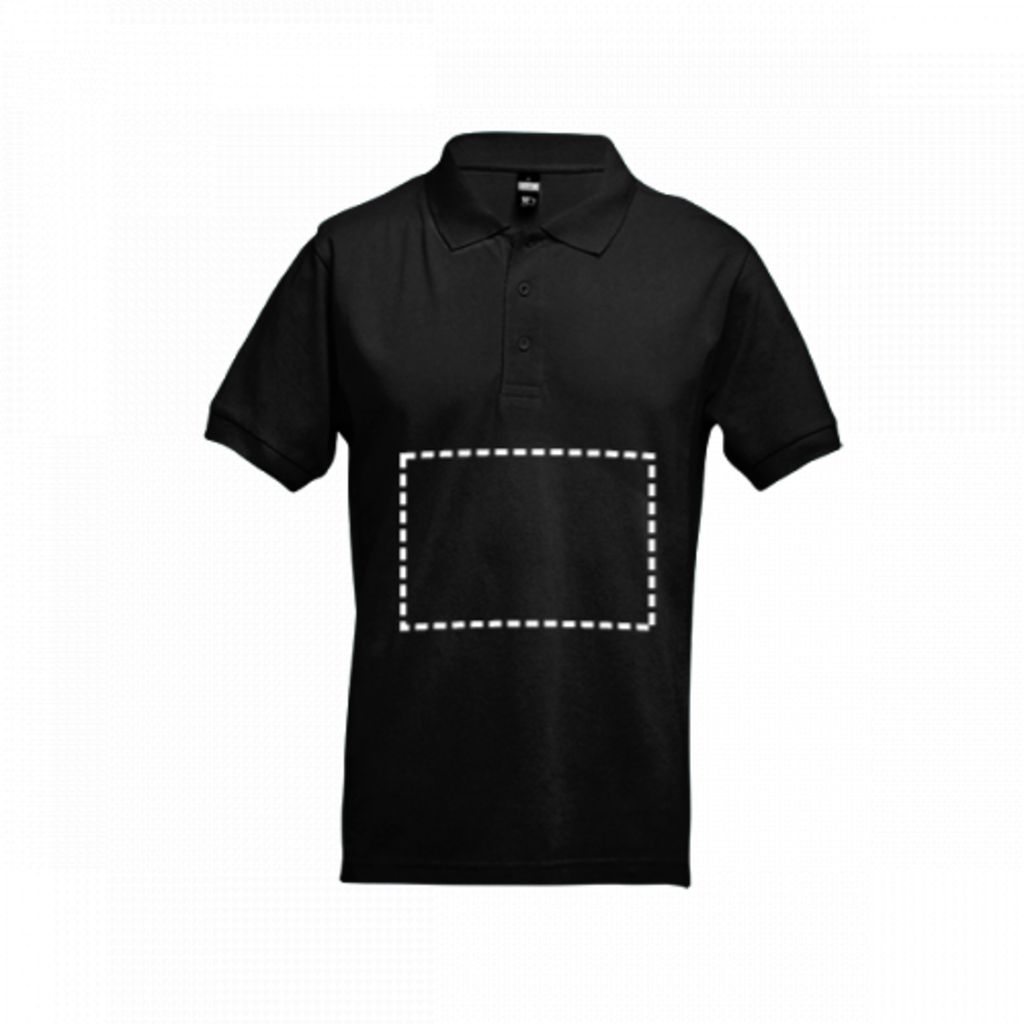 THC ADAM. Чоловіче поло, колір бордовий  розмір L - 30131-115-L- Фото №3