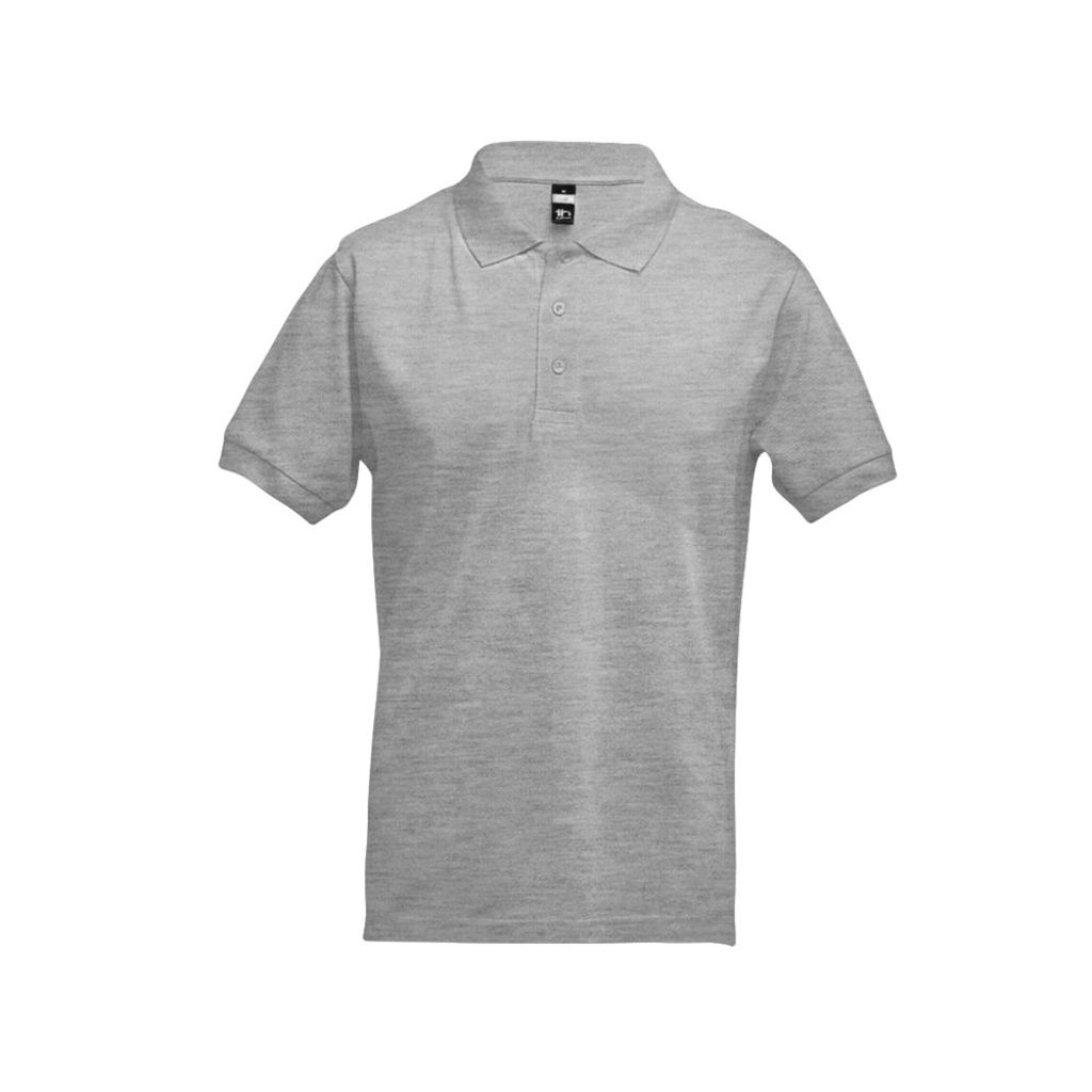 THC ADAM. Чоловіче поло, колір матовий світло-сірий  розмір XL - 30131-183-XL- Фото №2