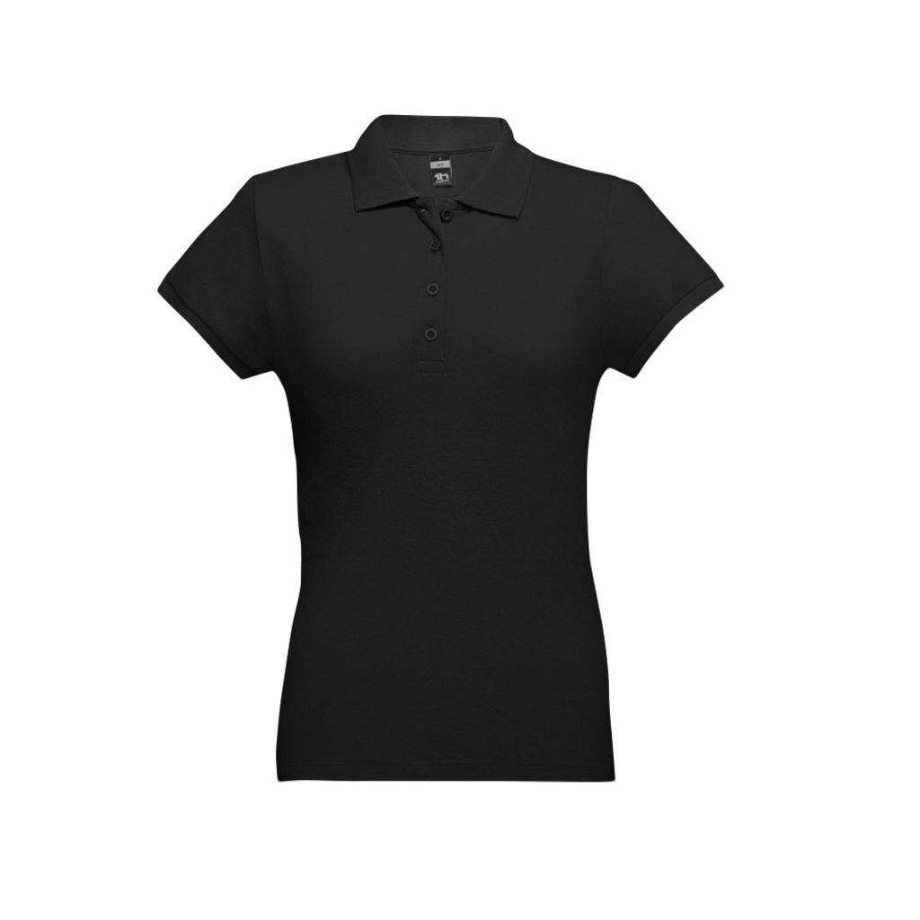 THC EVE. Жіноче поло, колір чорний  розмір XL - 30135-103-XL- Фото №2