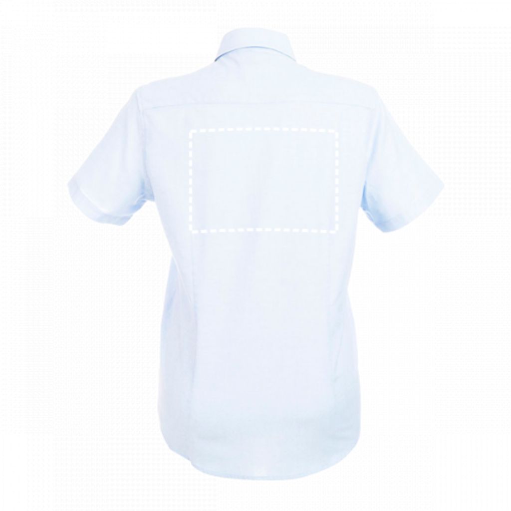 THC LONDON WOMEN. Оксфордська сорочка для жінок, колір блакитний  розмір XXL - 30158-124-XXL- Фото №8