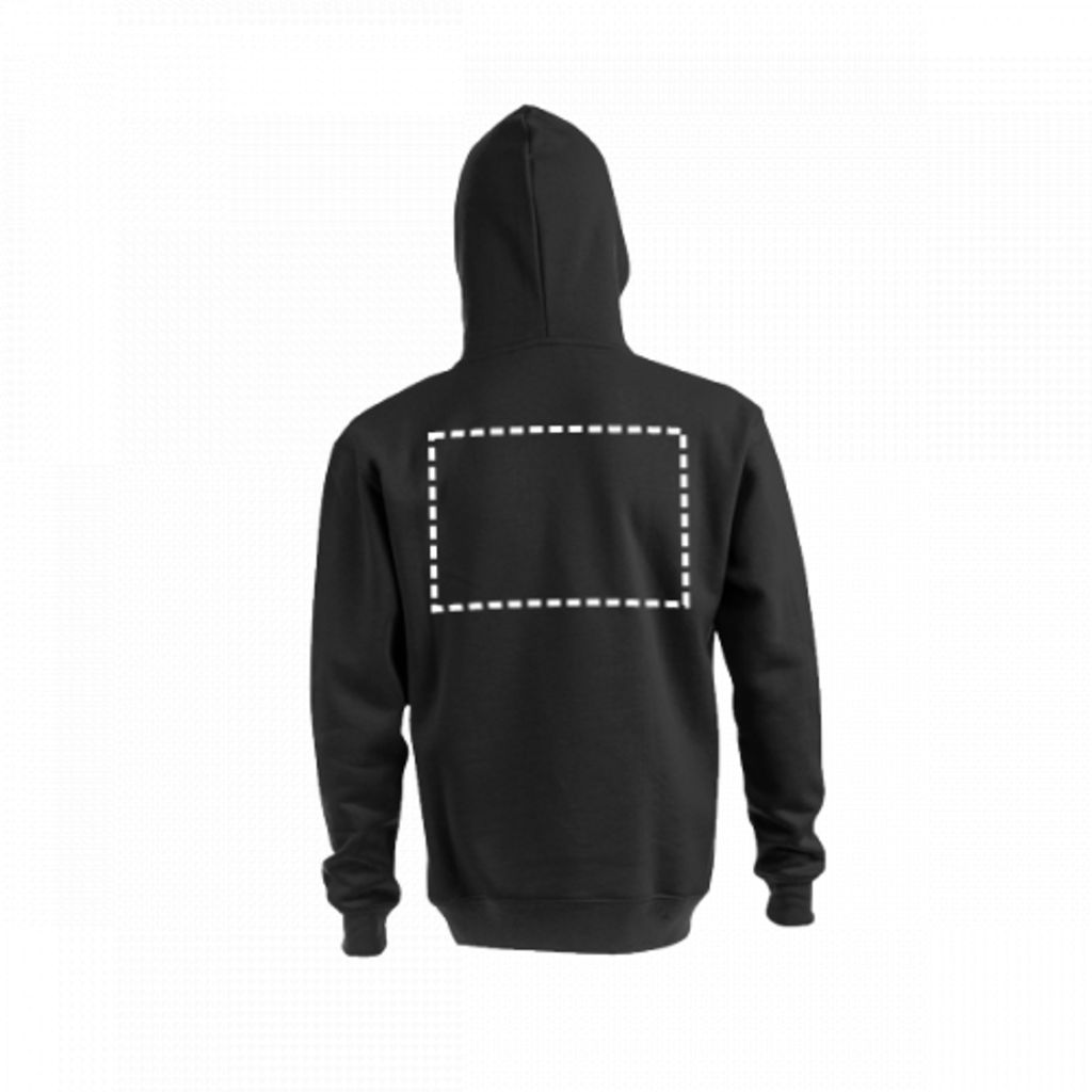 THC PHOENIX. Кофта унісекс з капюшоном, колір чорний  розмір XL - 30160-103-XL- Фото №11