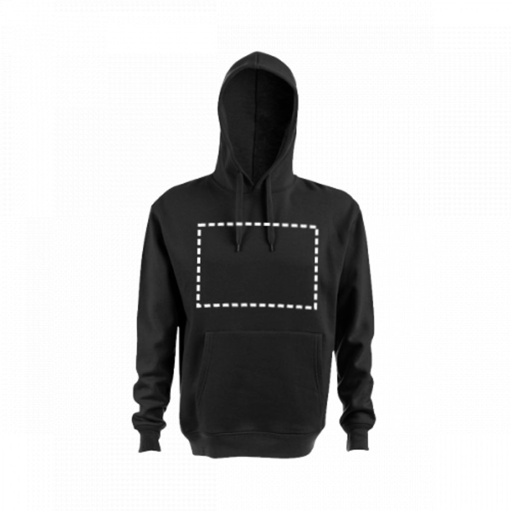 THC PHOENIX. Кофта унісекс з капюшоном, колір чорний  розмір XXL - 30160-103-XXL- Фото №5