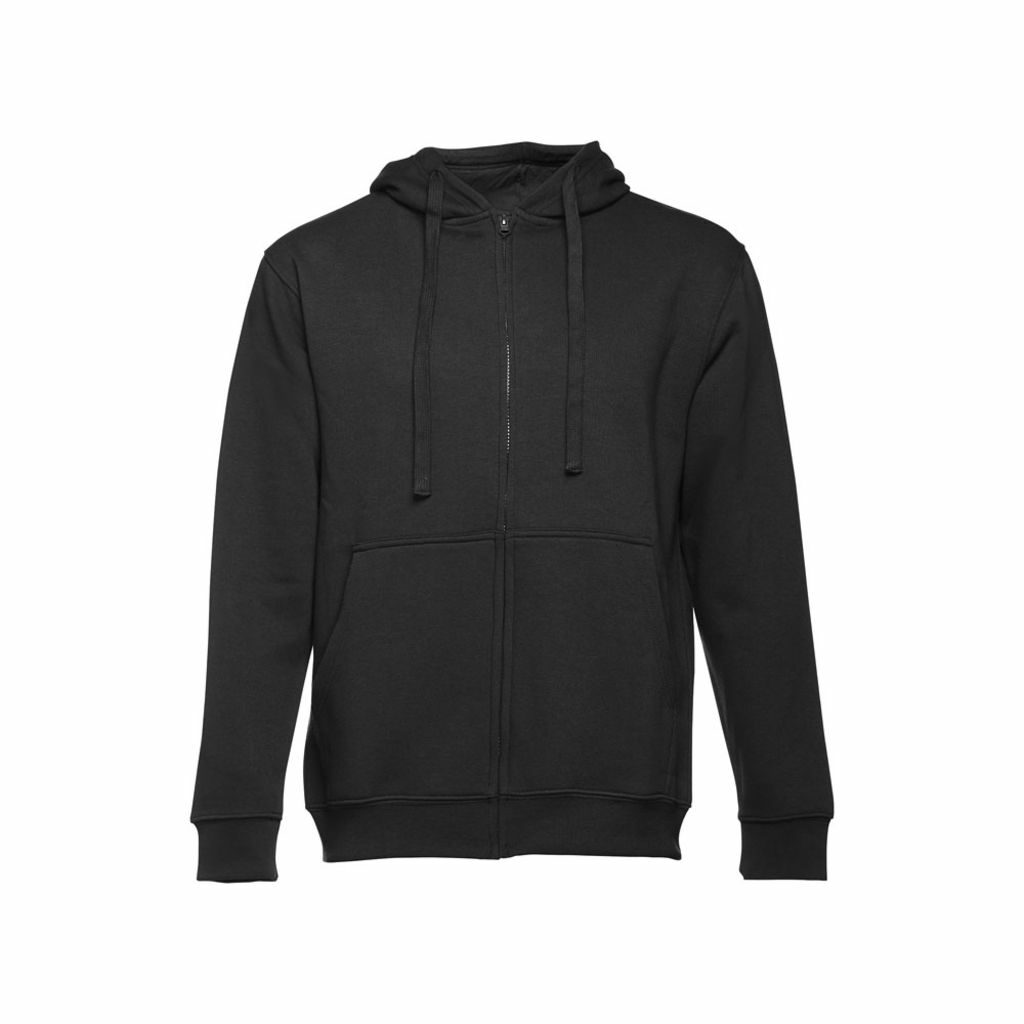 THC AMSTERDAM. Чоловіча кофта на блискавці та капюшоні чорний  розмір XL - 30161-103-XL- Фото №2