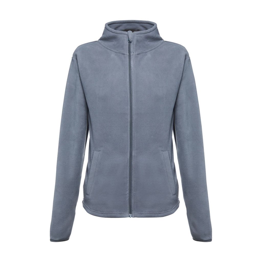THC HELSINKI WOMEN. Жіноча флісова куртка з блискавкою, колір сірий  розмір XL - 30165-113-XL- Фото №2