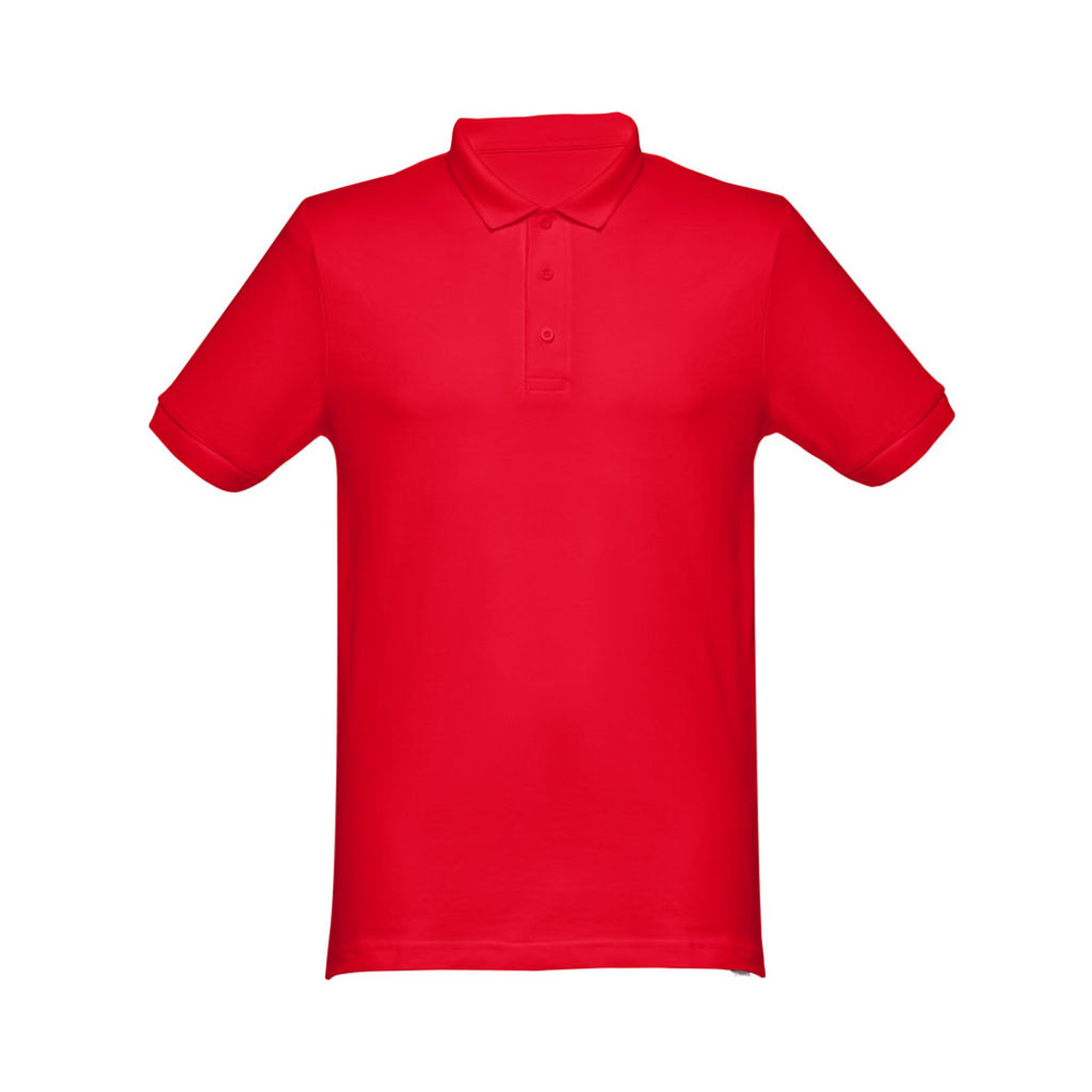 THC MONACO. Чоловіче поло, колір червоний  розмір XL - 30188-105-XL- Фото №2