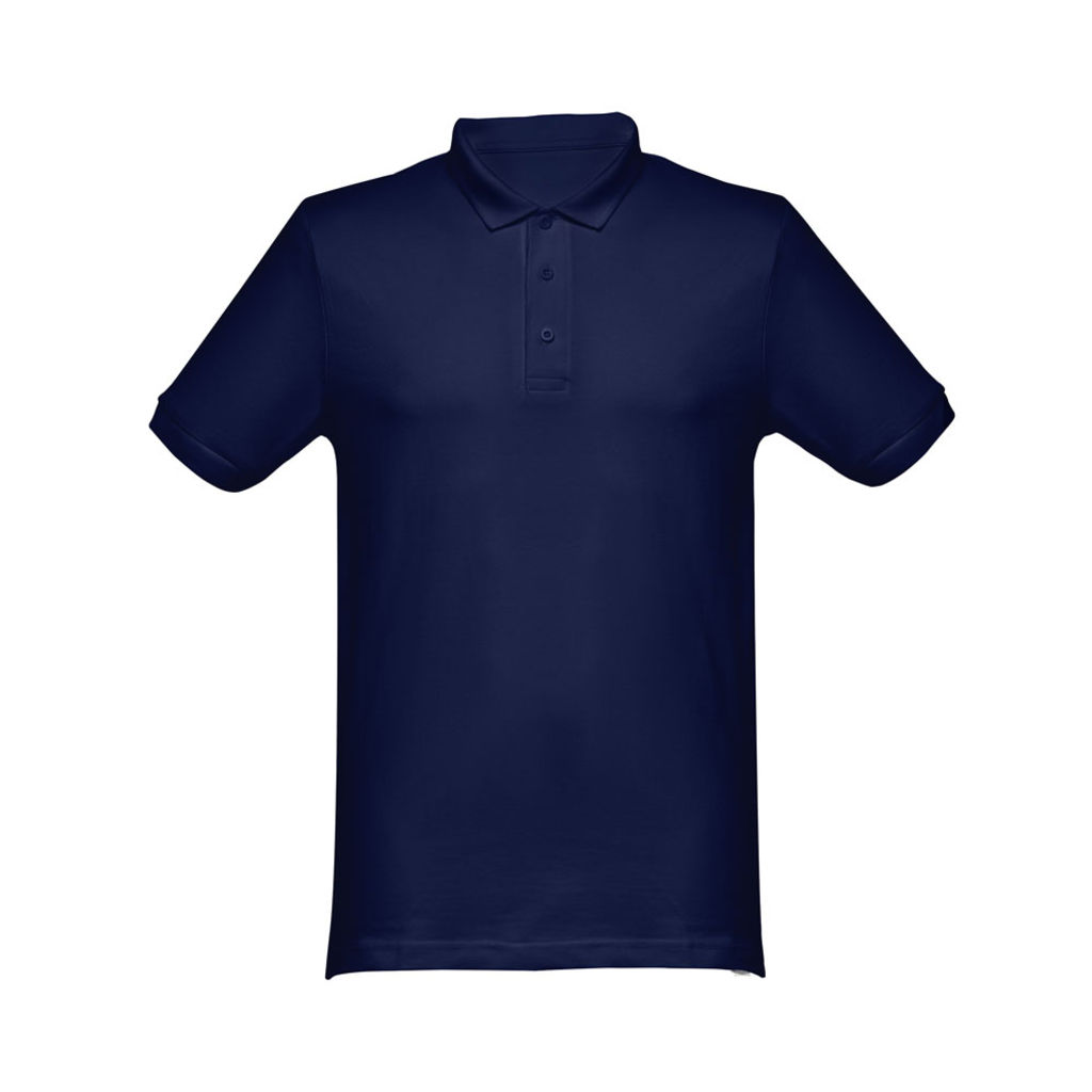 THC MONACO. Чоловіче поло, колір темно-синій  розмір XXL - 30188-134-XXL- Фото №2
