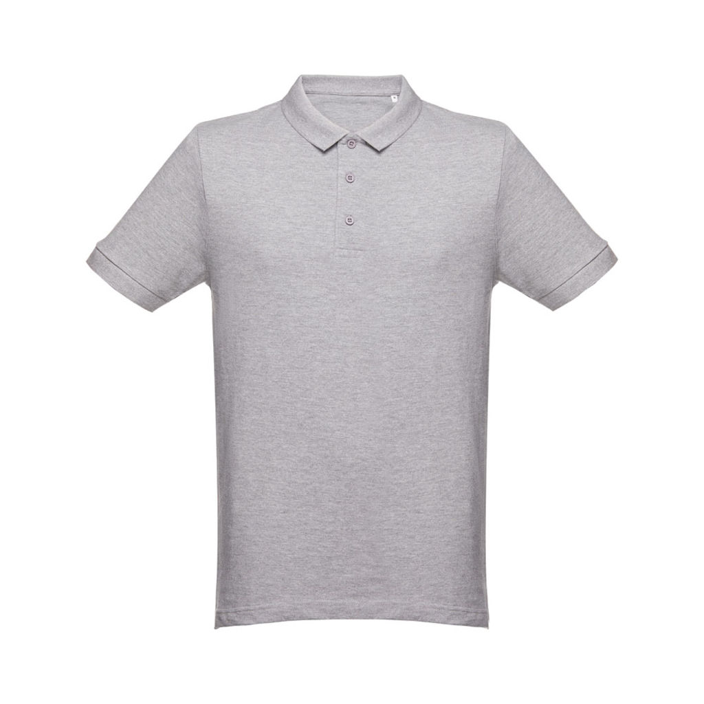 THC MONACO. Чоловіче поло, колір матовий світло-сірий  розмір XXL - 30188-183-XXL- Фото №2