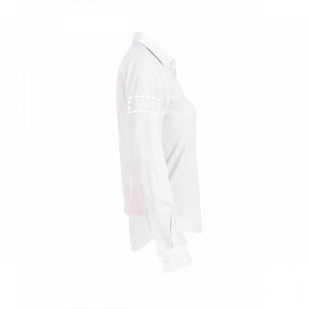 THC PARIS WOMEN WH. Жіноча сорочка popeline, колір білий  розмір XL - 30195-106-XL- Фото №9
