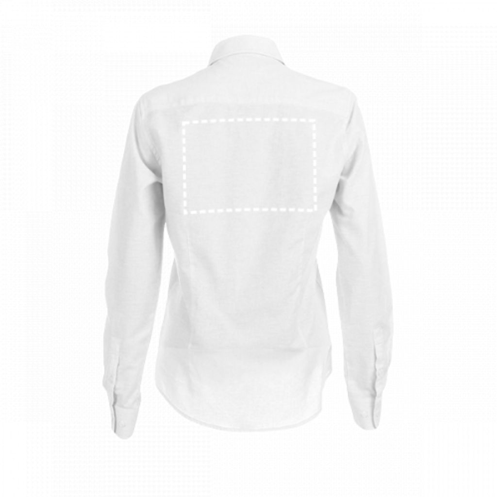 THC TOKYO WOMEN WH. Оксфордська сорочка для жінок, колір білий  розмір XL - 30197-106-XL- Фото №8