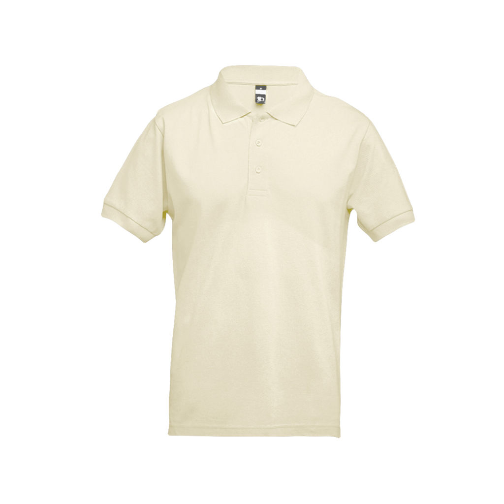 ADAM. Чоловіче поло, колір пастельно-жовтий  розмір XL - 30131-158-XL- Фото №2