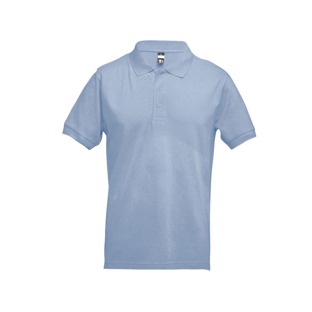 ADAM. Чоловіче поло, колір пастельно-блакитний  розмір XL - 30131-164-XL- Фото №2