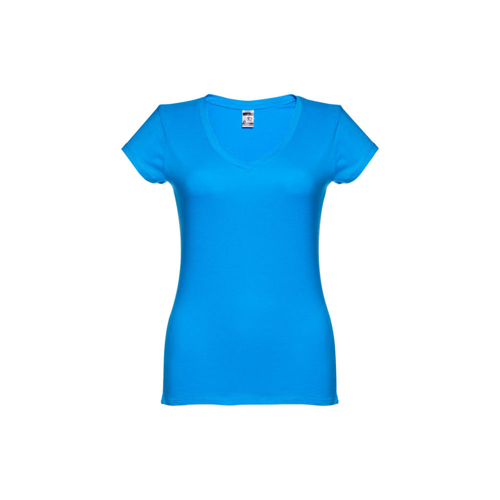 ATHENS WOMEN. Женская футболка, цвет цвет морской волны  размер L