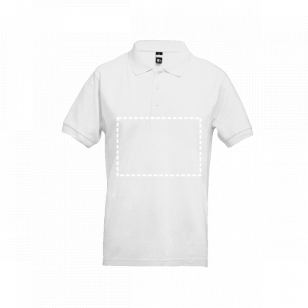 ADAM. чоловіче поло, колір білий  розмір 3XL - 30132-106-3XL- Фото №3
