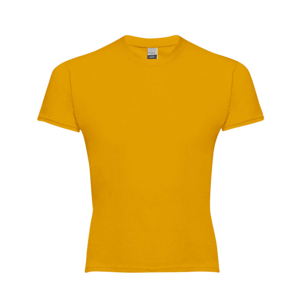QUITO. Детская футболка унисекс, цвет темно-желтый  размер 10