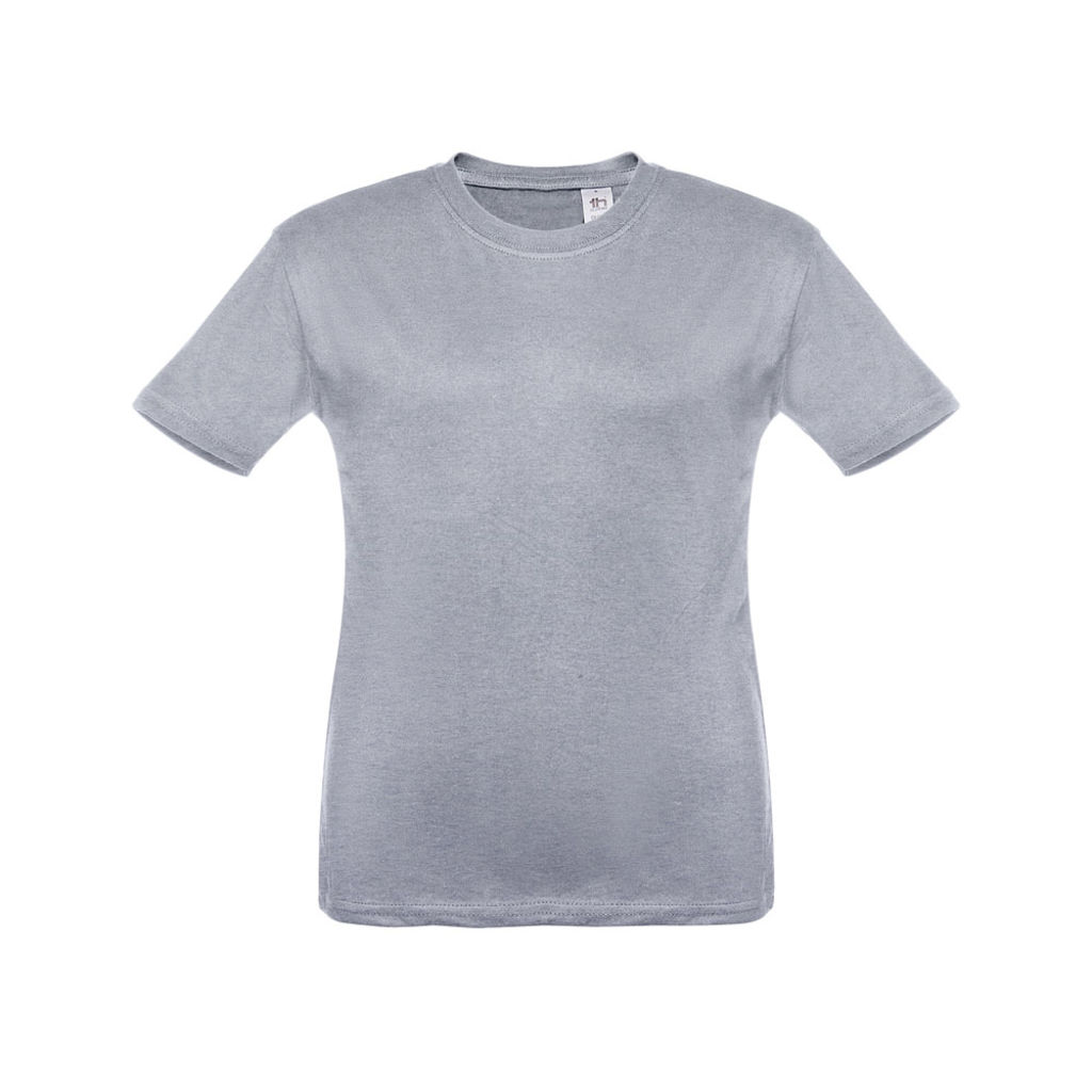 QUITO. Детская футболка унисекс, цвет матовый cветло-серый  размер 10