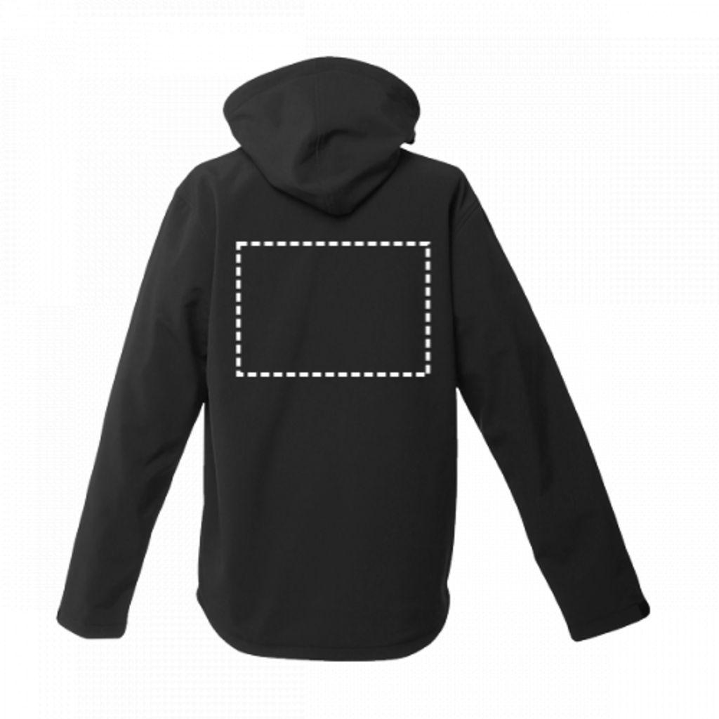ZAGREB. Чоловік SoftShell зі знімним капюшоном, колір темно-синій  розмір XL - 30180-134-XL- Фото №4