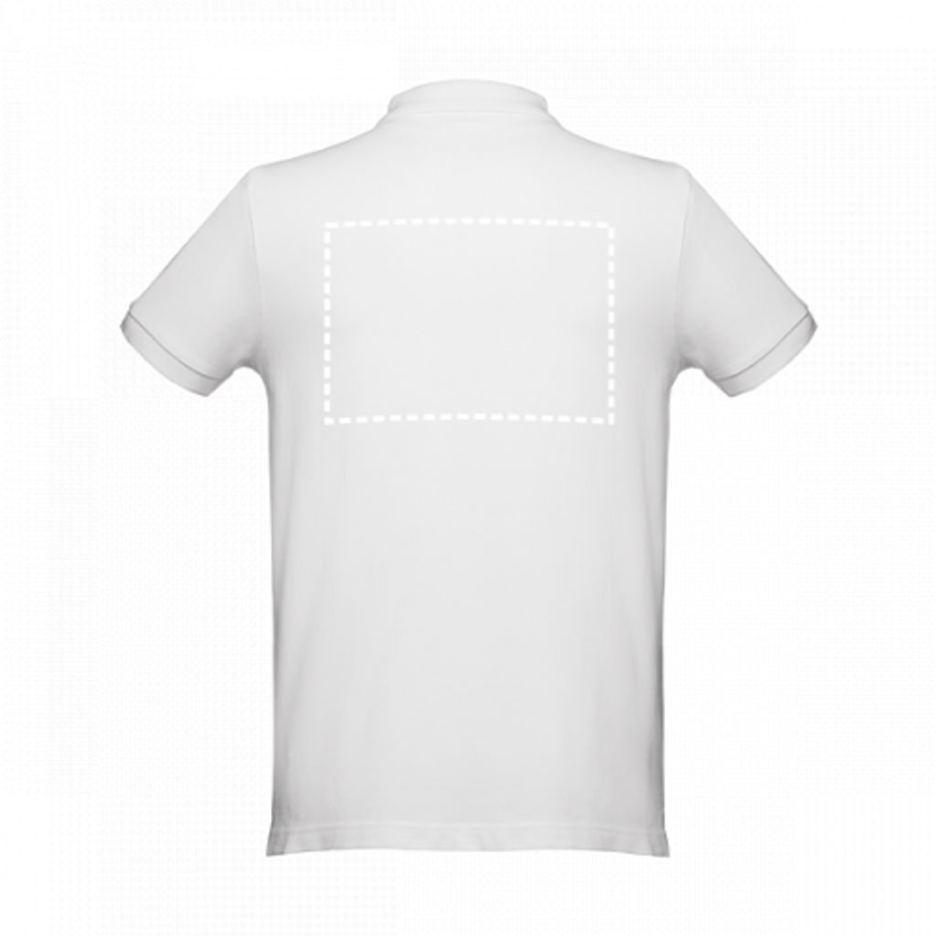 DHAKA. чоловіче поло, колір білий  розмір XXL - 30209-106-XXL- Фото №7