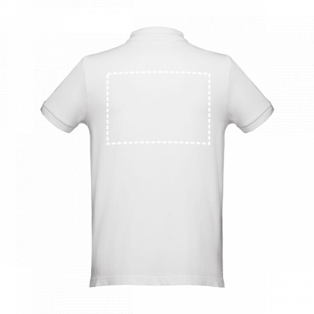 DHAKA. чоловіче поло, колір білий  розмір XXL - 30209-106-XXL- Фото №8