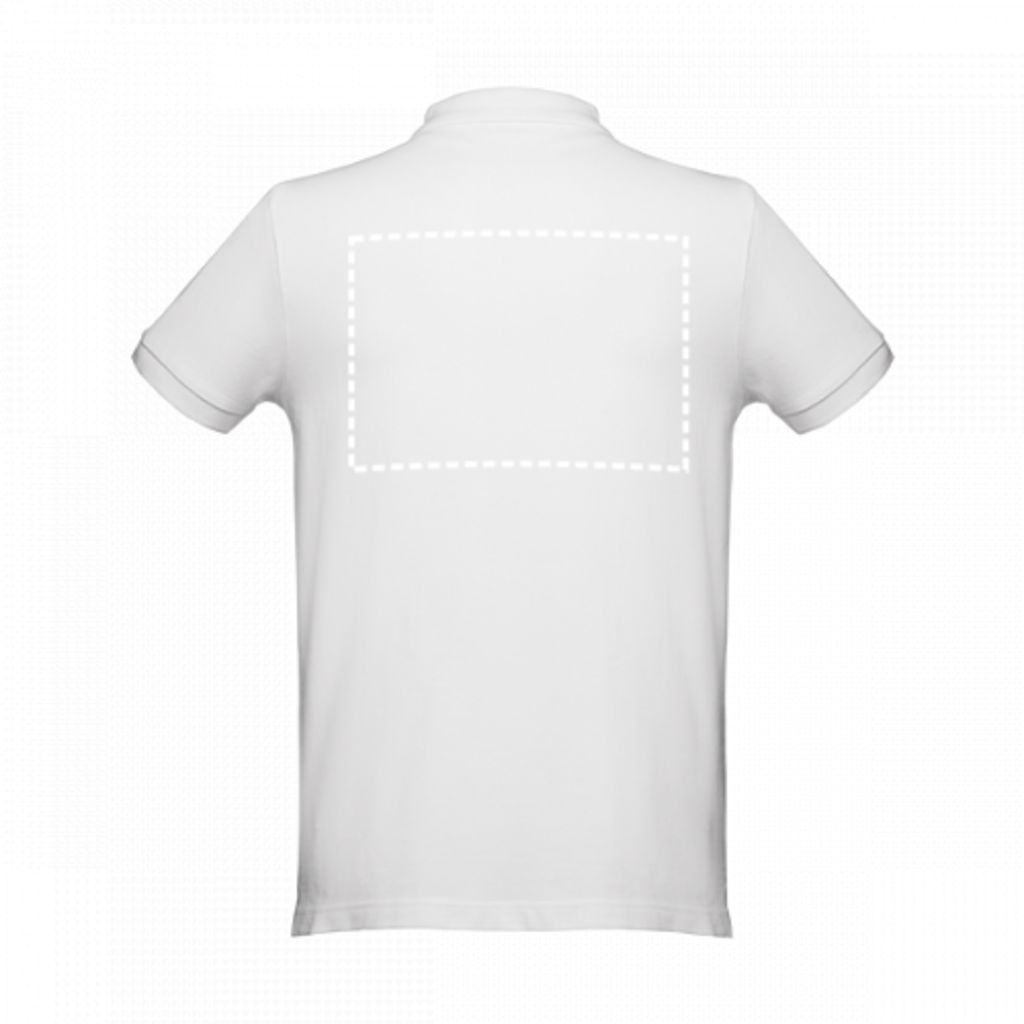 DHAKA. чоловіче поло, колір білий  розмір XXL - 30209-106-XXL- Фото №9