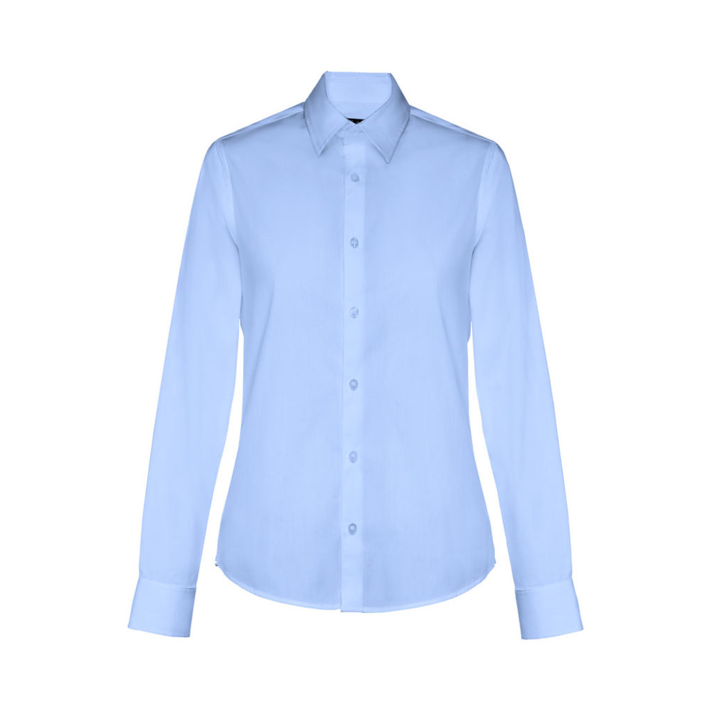 BATALHA WOMEN. Женская рубашка popeline, цвет голубой  размер L