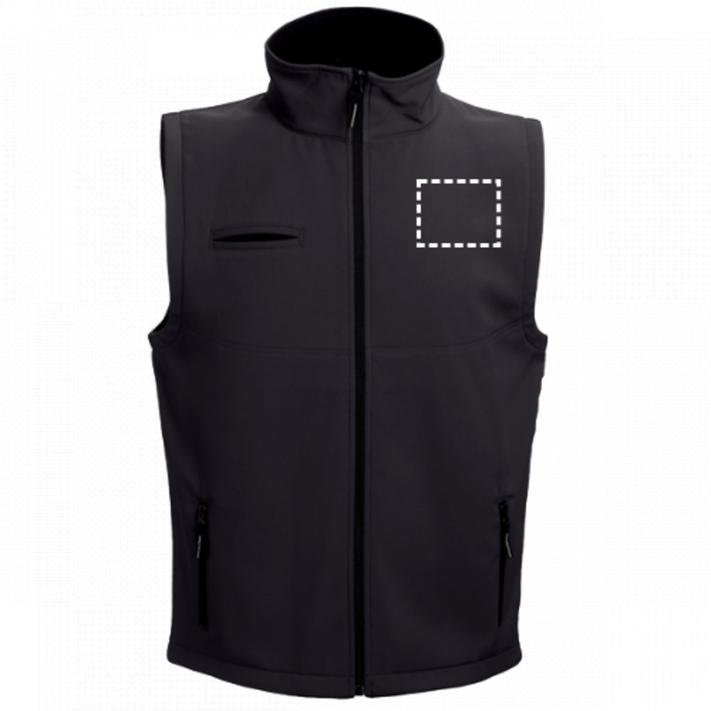 BAKU. Жилет softshell унисекс, цвет серый  размер 3XL - 30252-113-3XL- Фото №2