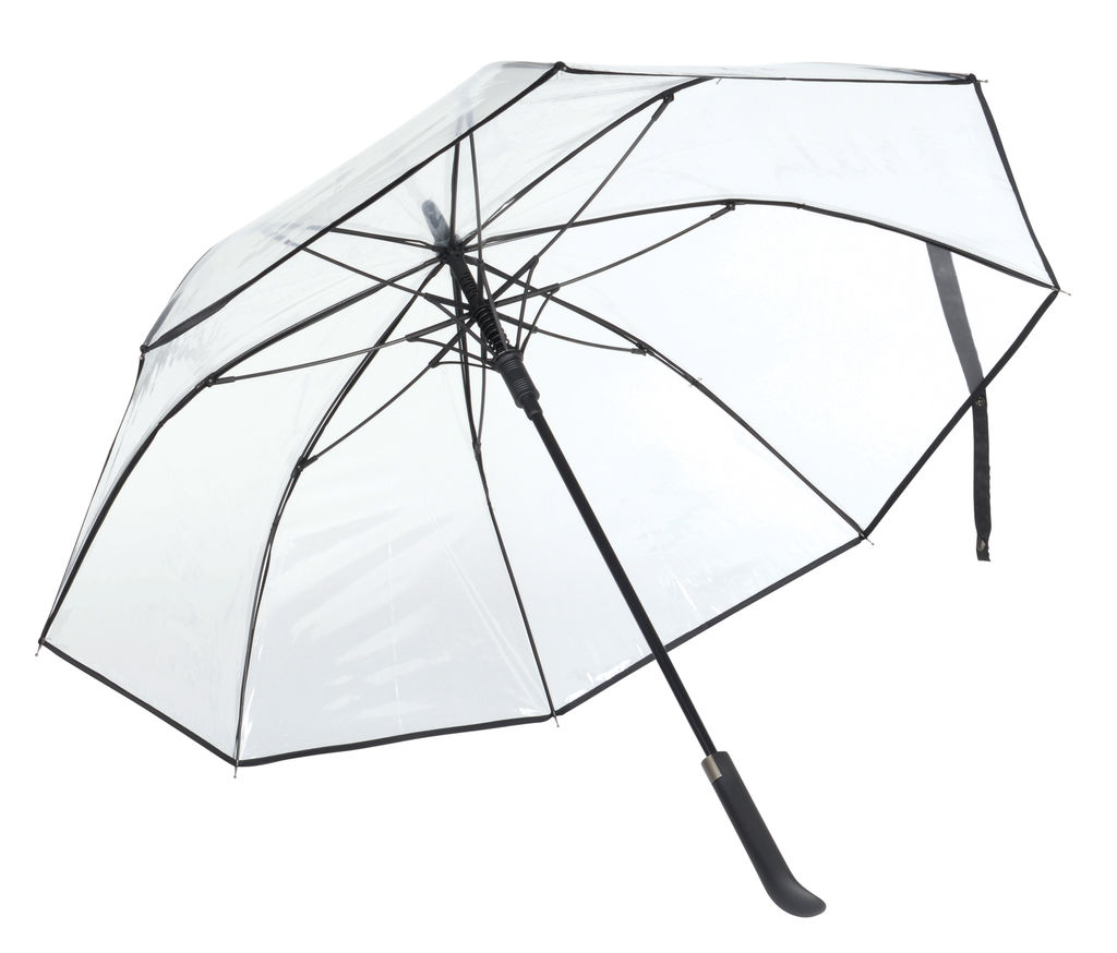 Зонт автоматический VIP, цвет прозрачный, чёрный