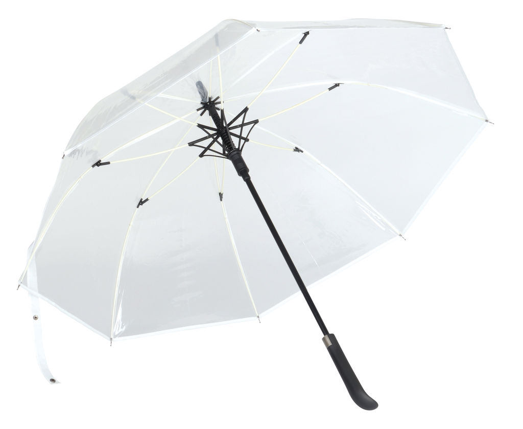 Зонт автоматический VIP, цвет белый, прозрачный