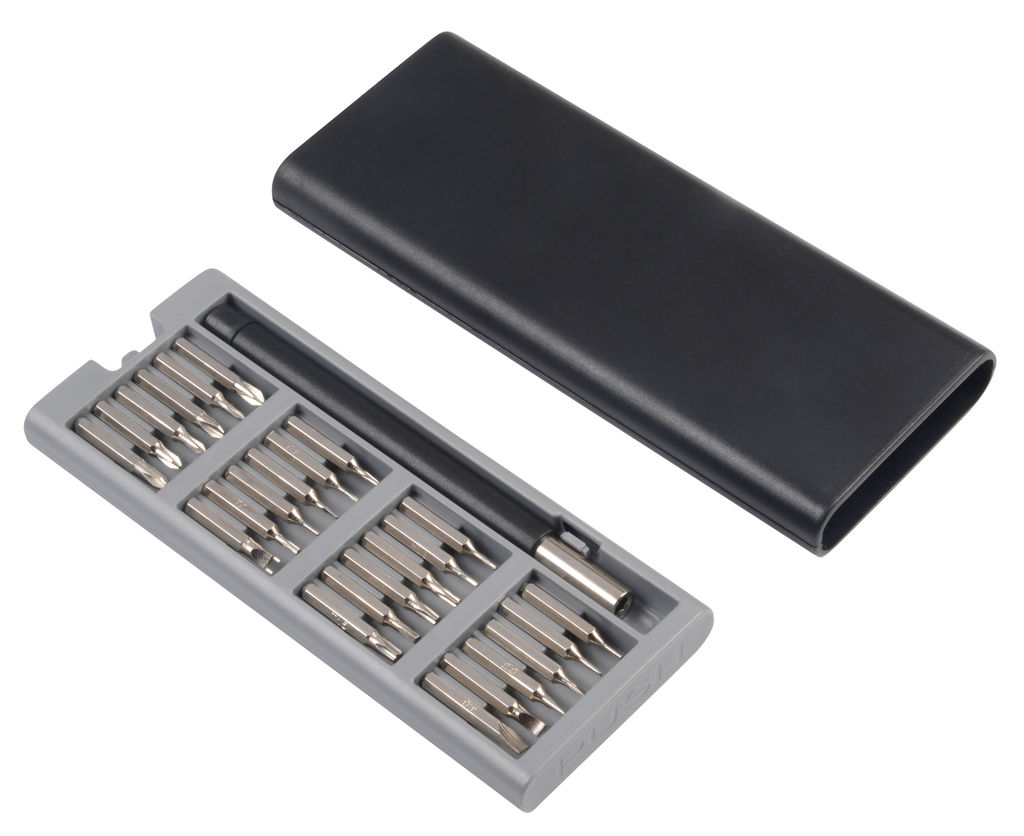 Викрутка з набором біт BIT PRECISION, колір чорний - 56-0381053- Фото №2