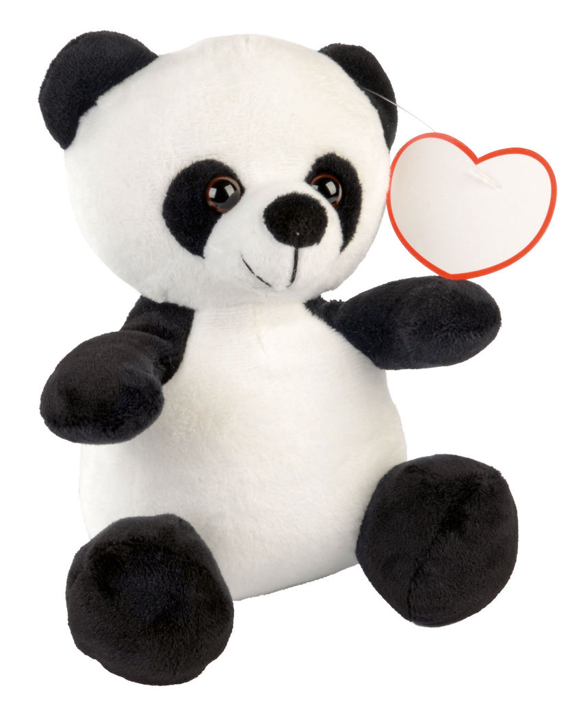 Плюшевий панда ANTHONY, колір білий, чорний