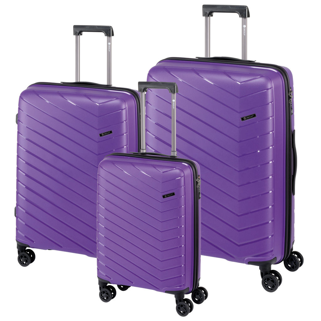 Набір валіз ORLANDO, колір фіолетовий