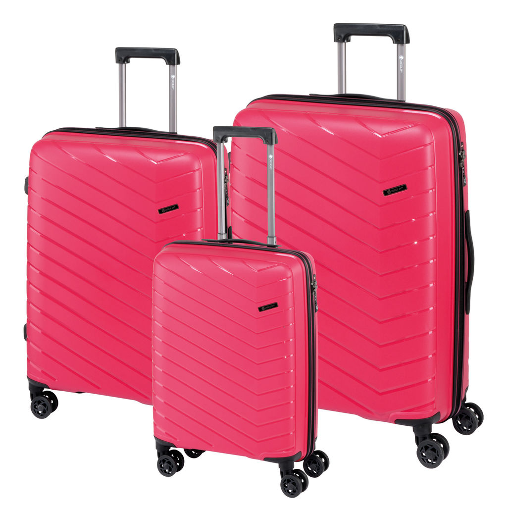 Набір валіз ORLANDO, колір пурпурний