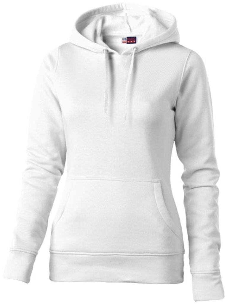 Женский свитер с капюшоном Jackson, цвет белый  размер S - XXL