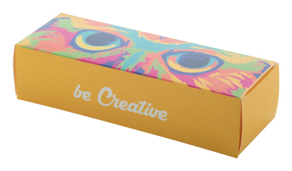 Коробка, що виготовляється на замовлення, Creabox Sunglasses A, колір білий