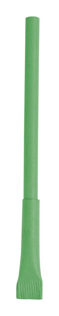 Ручка шариковая из переработанной бумаги Valvek, цвет зеленый