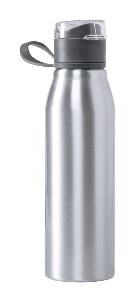 Пляшка спортивна Cartex, колір сріблястий