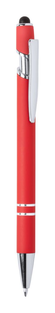 Ручка-стилус шариковая  Lekor, цвет красный