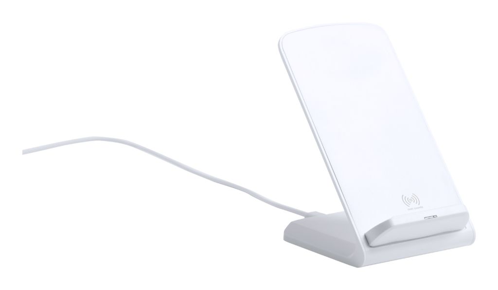 Зарядний пристрій бездротовий-тримач мобільного телефону Tarmix, колір білий