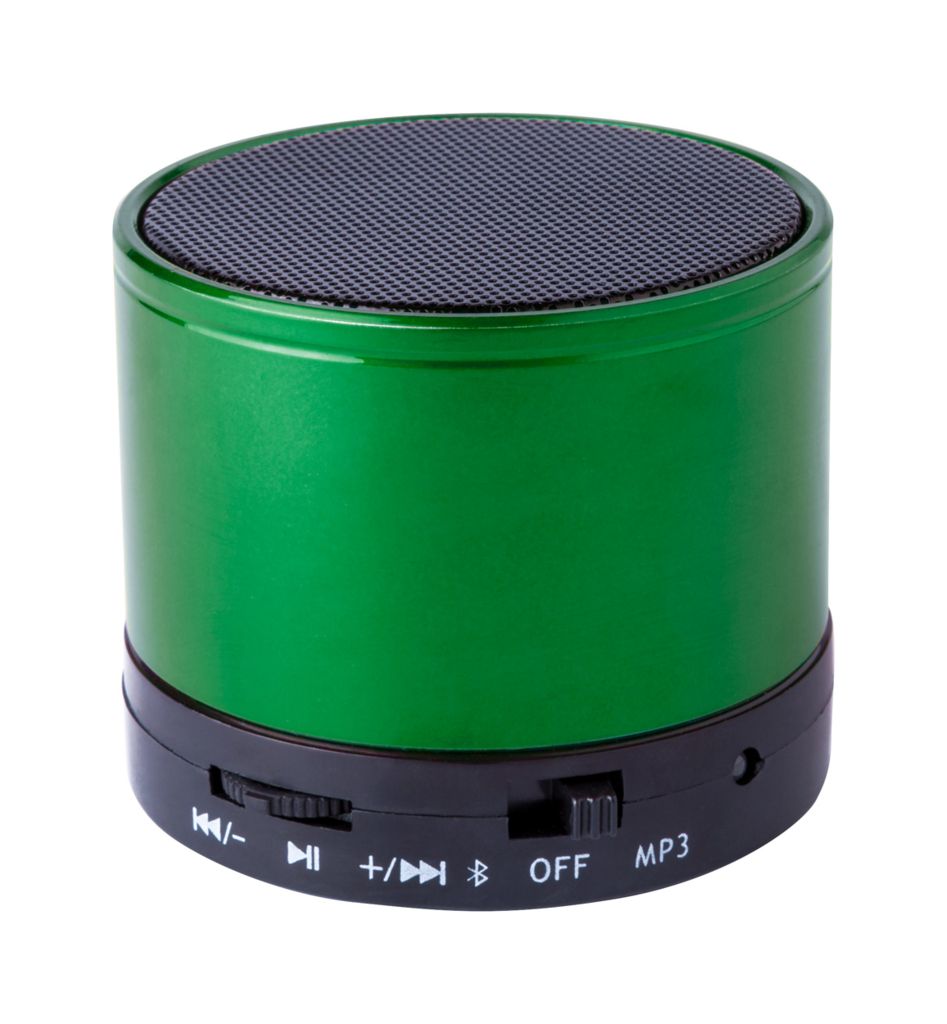 Динамик с Bluetooth  Martins, цвет зеленый