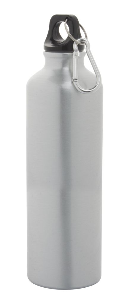 Пляшка спортивна Mento , колір сріблястий