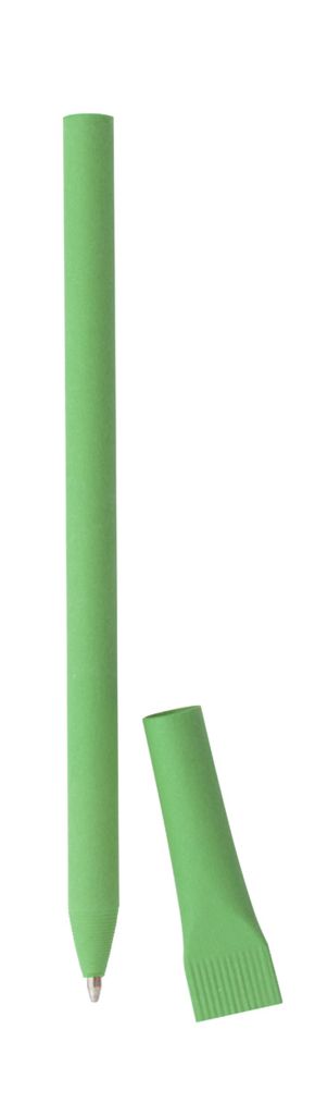 Ручка шариковая из переработанной бумаги Papyrus, цвет зеленый