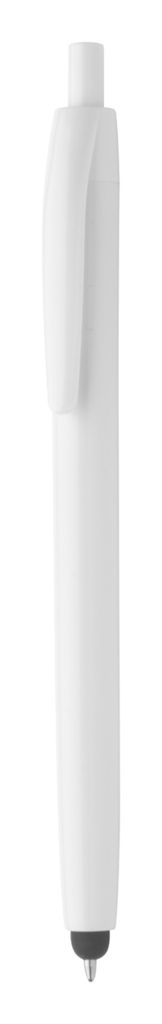 Ручка-стилус кулькова Leopard, колір білий
